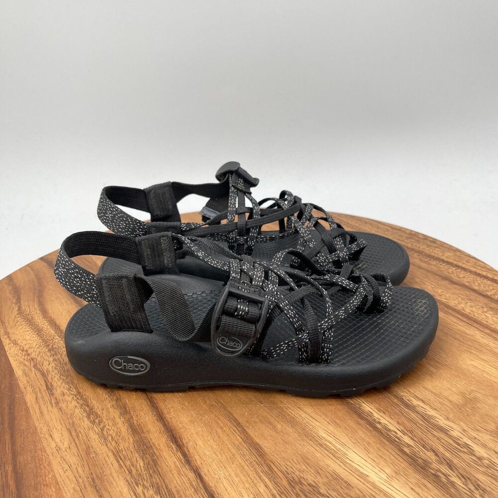 Chaco ZX/3 Sandals Womens Size 7 Black Sport Hiking Outdoor Hiking Walking